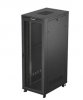 Lanberg Szafa instalacyjna rack stojąca 19 cali 47U 800x1200 czarna drzwi    perforowane LCD (flat pack) V2